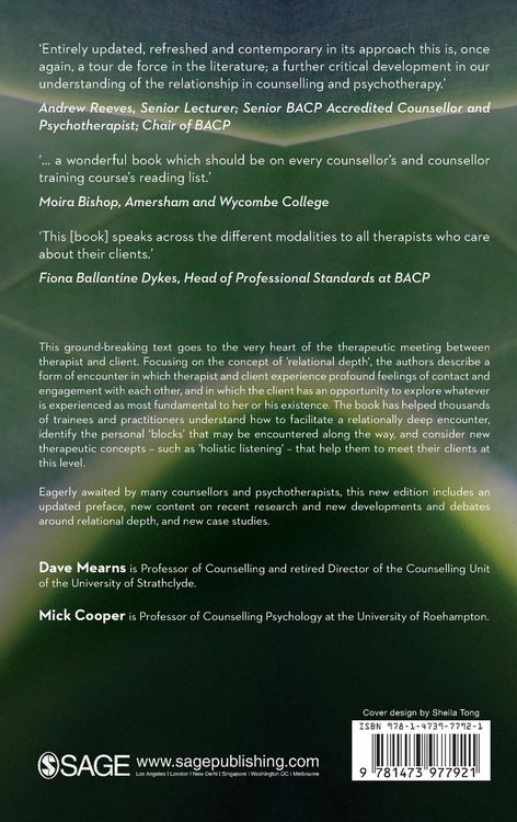 Produktbild: Working at Relational Depth in Counselling and Psychotherapy