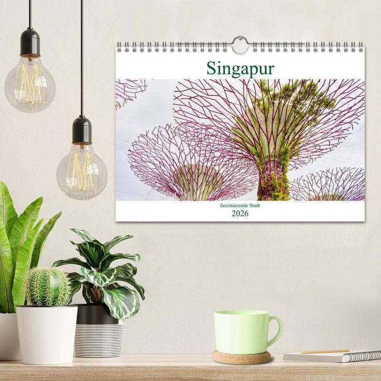 Produktbild: Singapur - faszinierende Stadt (Wandkalender 2026 DIN A4 quer), CALVENDO Monatskalender