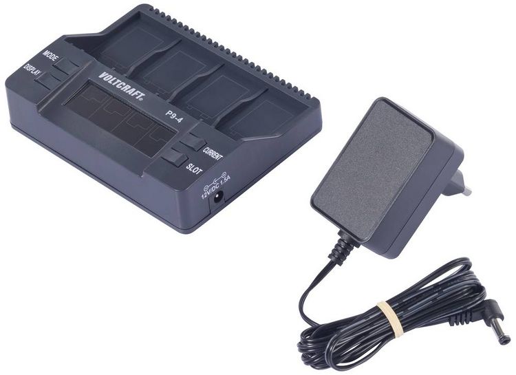 Produktbild: VOLTCRAFT P9-4 9V-Block-Ladeger&auml;t NiCd, NiMH, LiIon 9V Block
