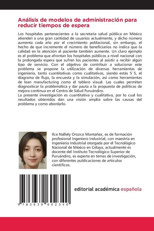 Produktbild: An&aacute;lisis de modelos de administraci&oacute;n para reducir tiempos de espera