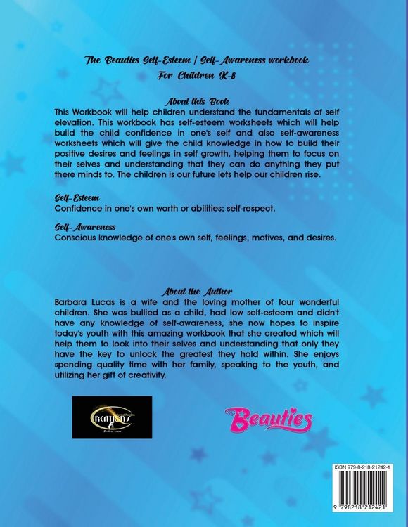 Produktbild: The Beauties Self Esteem / Self-Awareness Workbook for Children K-8
