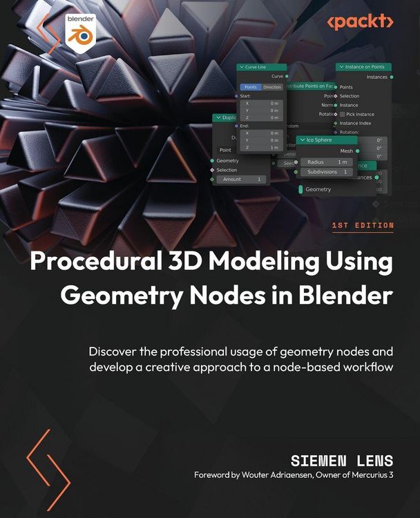 Produktbild: Procedural 3D Modeling Using Geometry Nodes in Blender