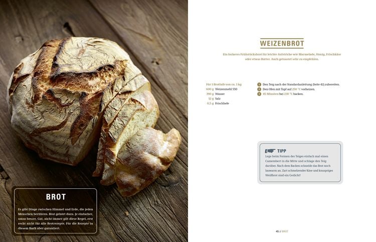 Brot backen in Perfektion mit Hefe