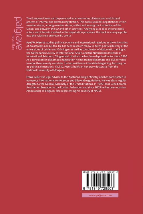 Produktbild: Negotiating European Union