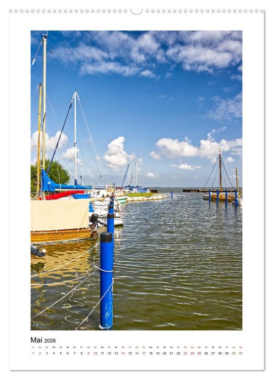 Produktbild: Vorpommern, Impressionen von Ostsee und Bodden (Wandkalender 2026 DIN A2 hoch), CALVENDO Monatskalender