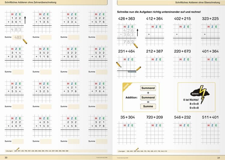 Produktbild: Ich kann rechnen 3, 4 und 5 - 3 Sch&uuml;lerarbeitshefte f&uuml;r die 2. bis 4. Klasse