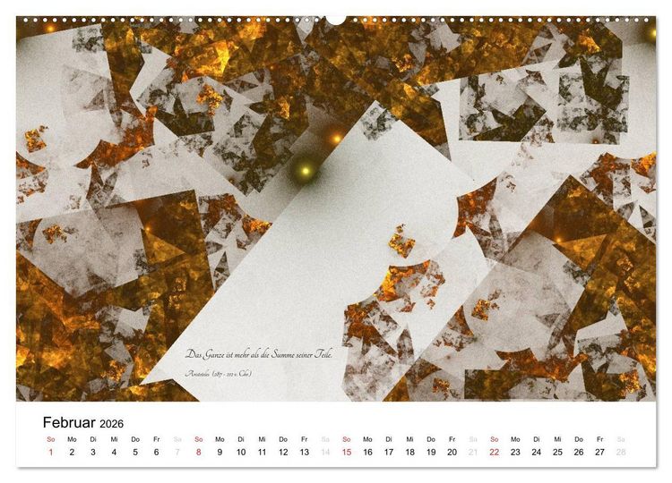 Produktbild: Mathematik - Grafiken und Zitate 2026 (Wandkalender 2026 DIN A2 quer), CALVENDO Monatskalender