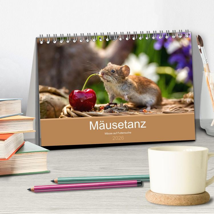 Produktbild: M&auml;usetanz (Tischkalender 2026 DIN A5 quer), CALVENDO Monatskalender