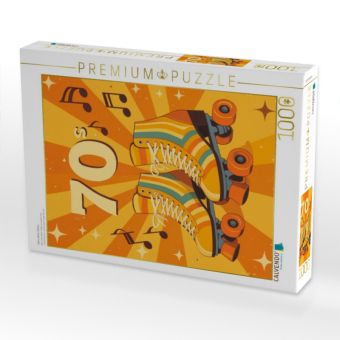 Produktbild: CALVENDO Puzzle Retro Roller Skates | 1000 Teile Lege-Gr&ouml;&szlig;e 64x48cm Foto-Puzzle f&uuml;r gl&uuml;ckliche Stunden