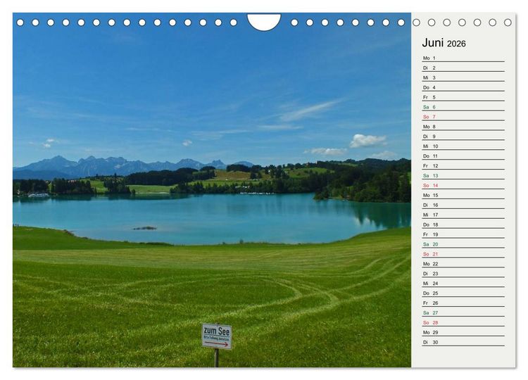 Produktbild: Schwangauer Momente (Wandkalender 2026 DIN A4 quer), CALVENDO Monatskalender