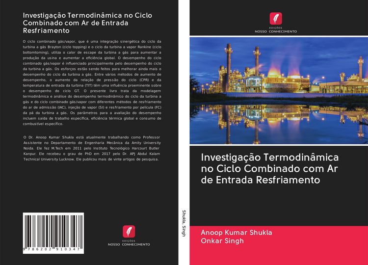 Produktbild: Investiga&ccedil;&atilde;o Termodin&acirc;mica no Ciclo Combinado com Ar de Entrada Resfriamento