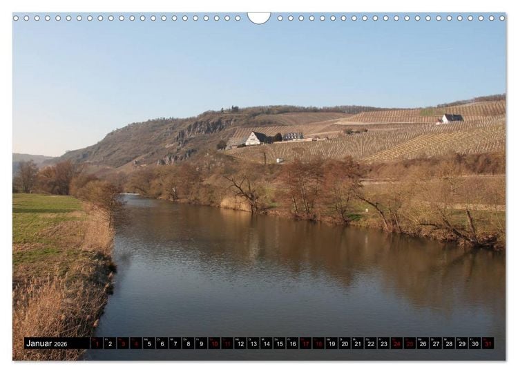 Produktbild: Die Nahe - der "Wilde Fluss" der Kelten (Wandkalender 2026 DIN A3 quer), CALVENDO Monatskalender