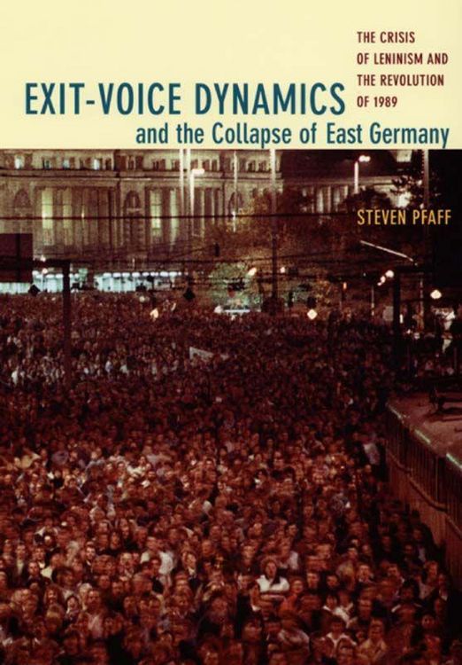 Produktbild: Exit-Voice Dynamics and the Collapse of East Germany