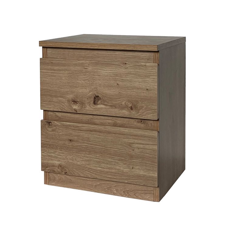 Produktbild: HTI-Living Nachtkommode 2 grifflose Schubladen Thekla Artisaneiche Nachtschrank Nachttisch