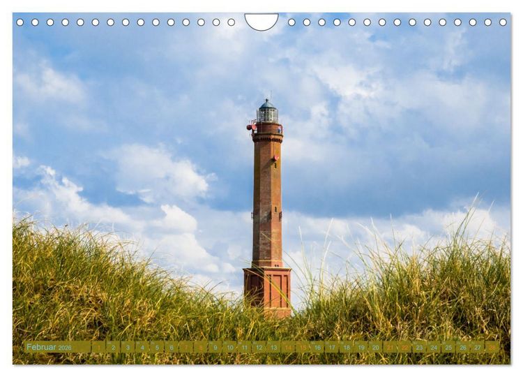 Produktbild: Nordsee Insel Norderney (Wandkalender 2026 DIN A4 quer), CALVENDO Monatskalender