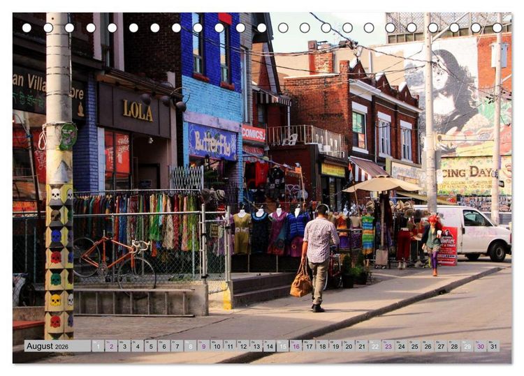 Produktbild: Provinzhauptstadt Toronto (Tischkalender 2026 DIN A5 quer), CALVENDO Monatskalender