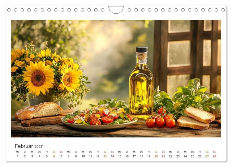 Produktbild: K&uuml;chenkalender - &Ouml;L-Welten (Wandkalender 2027 DIN A4 quer), CALVENDO Monatskalender