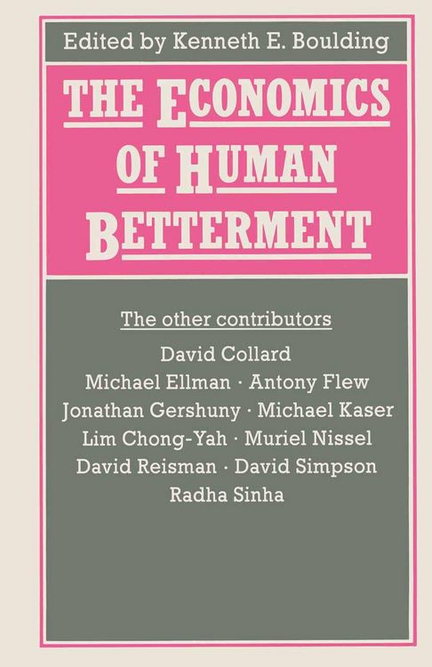 Produktbild: The Economics of Human Betterment