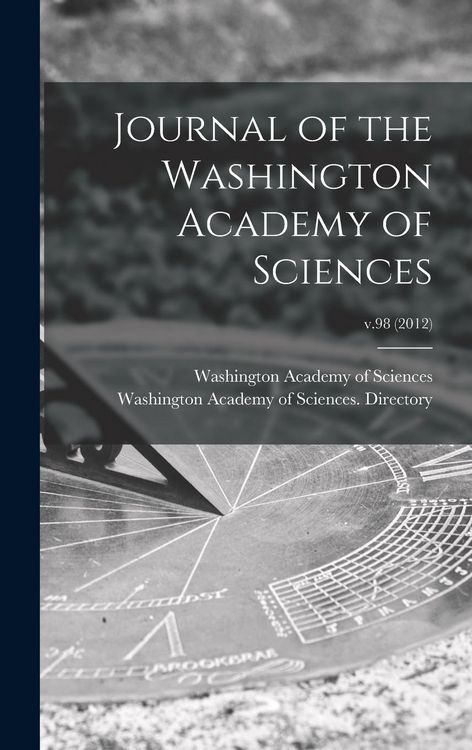 Produktbild: Journal of the Washington Academy of Sciences; v.98 (2012)
