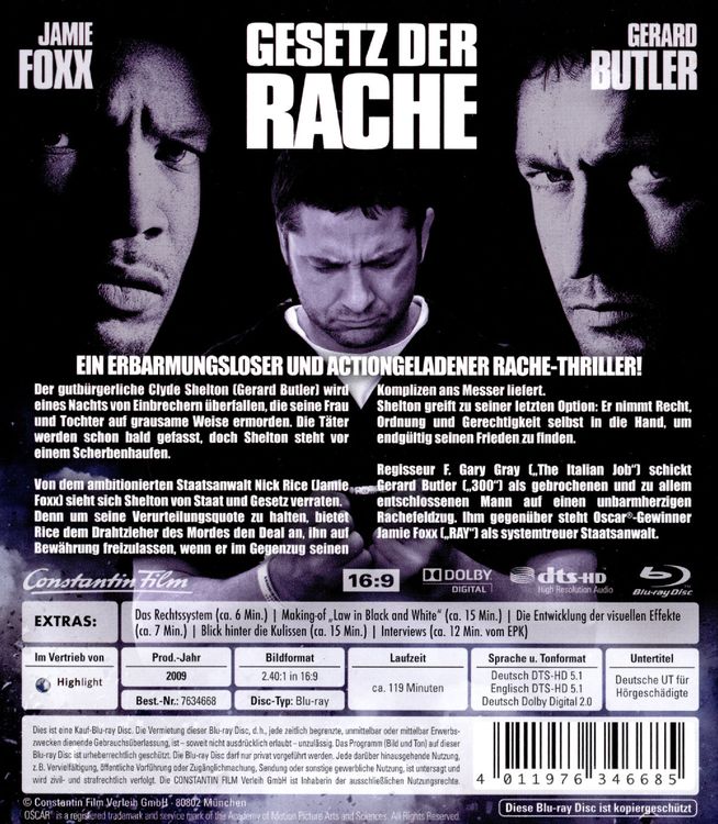 Produktbild: Gesetz der Rache - Director's Cut