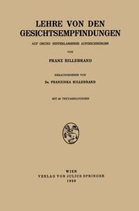 Produktbild: Lehre von den Gesichtsempfindungen