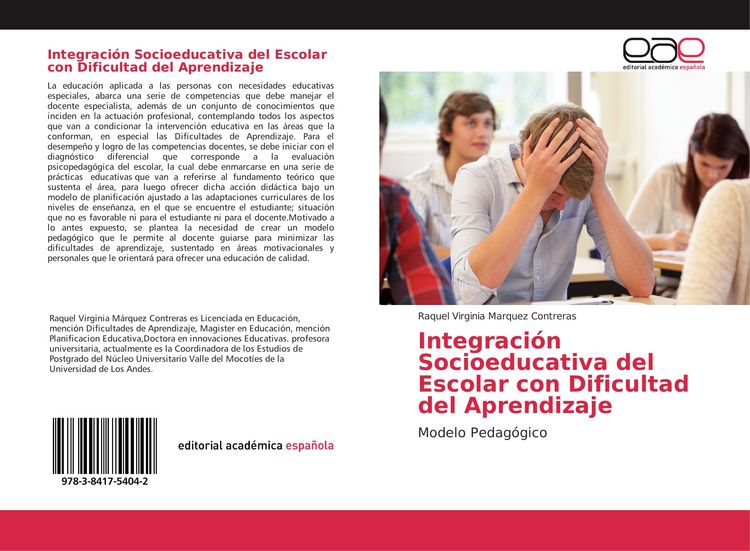 Produktbild: Integraci&oacute;n Socioeducativa del Escolar con Dificultad del Aprendizaje