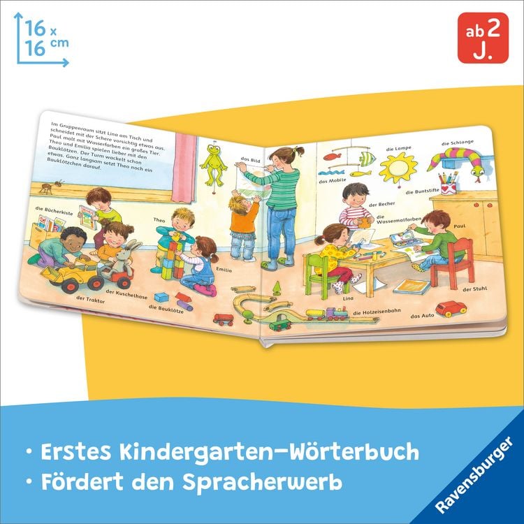 Produktbild: Mein Bilder-W&ouml;rterbuch: Im Kindergarten