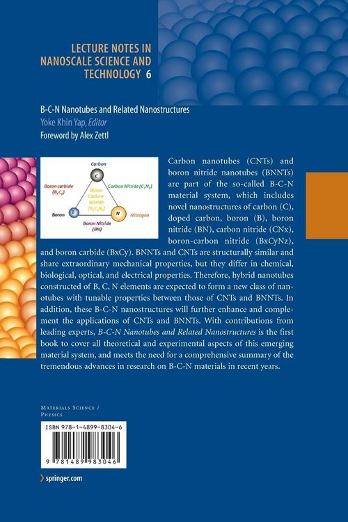 Produktbild: B-C-N Nanotubes and Related Nanostructures