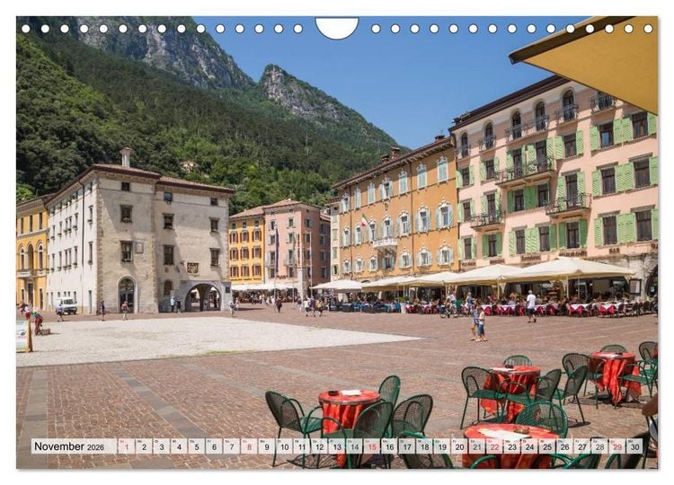 Produktbild: WUNDERBARER GARDASEE Riva del Garda und Torbole (Wandkalender 2026 DIN A4 quer), CALVENDO Monatskalender