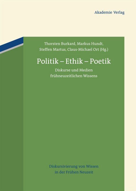Produktbild: Politik - Ethik - Poetik