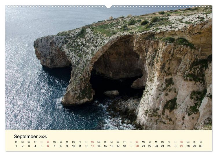 Produktbild: Malta und Gozo, Perlen im Mittelmeer (Wandkalender 2026 DIN A2 quer), CALVENDO Monatskalender