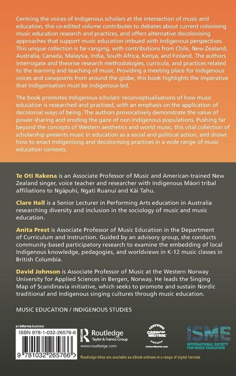 Produktbild: Decolonising and Indigenising Music Education