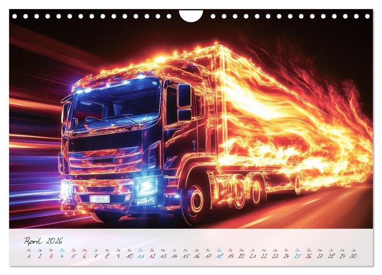 Produktbild: Giganten der Stra&szlig;e (Wandkalender 2026 DIN A4 quer), CALVENDO Monatskalender