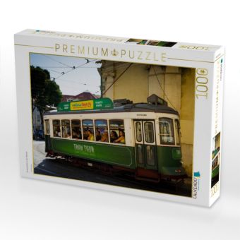 Produktbild: CALVENDO Puzzle Strassenbahn in der Altstadt | 1000 Teile Lege-Gr&ouml;&szlig;e 64x48cm Foto-Puzzle f&uuml;r gl&uuml;ckliche Stunden