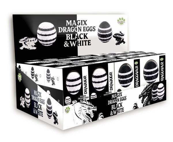 Produktbild: MagiX Dragon Eggs BLACK & WHITE