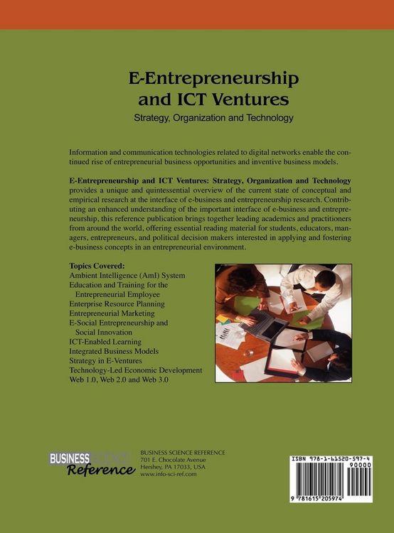Produktbild: E-Entrepreneurship and ICT Ventures