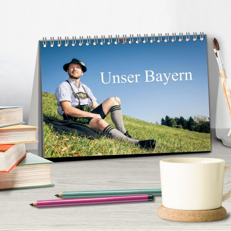 Produktbild: Unser Bayern (Tischkalender 2026 DIN A5 quer), CALVENDO Monatskalender