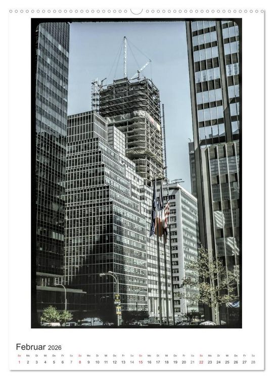 Produktbild: NEW YORK CITY - Vintage Views (Wandkalender 2026 DIN A2 hoch), CALVENDO Monatskalender