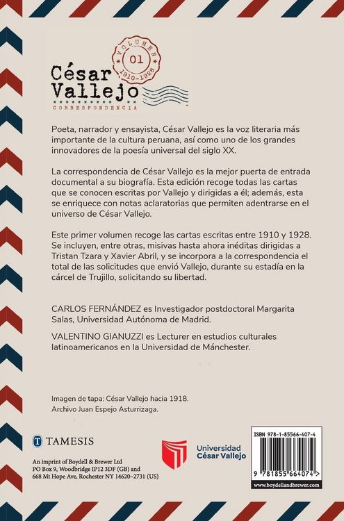 Produktbild: C&eacute;sar Vallejo. Correspondencia
