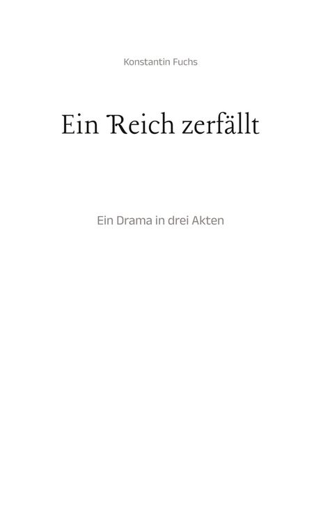 Produktbild: Ein Reich zerf&auml;llt