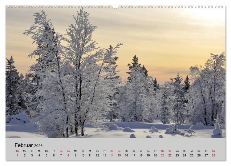 Produktbild: Lichtstimmungen des Nordens (Wandkalender 2026 DIN A2 quer), CALVENDO Monatskalender