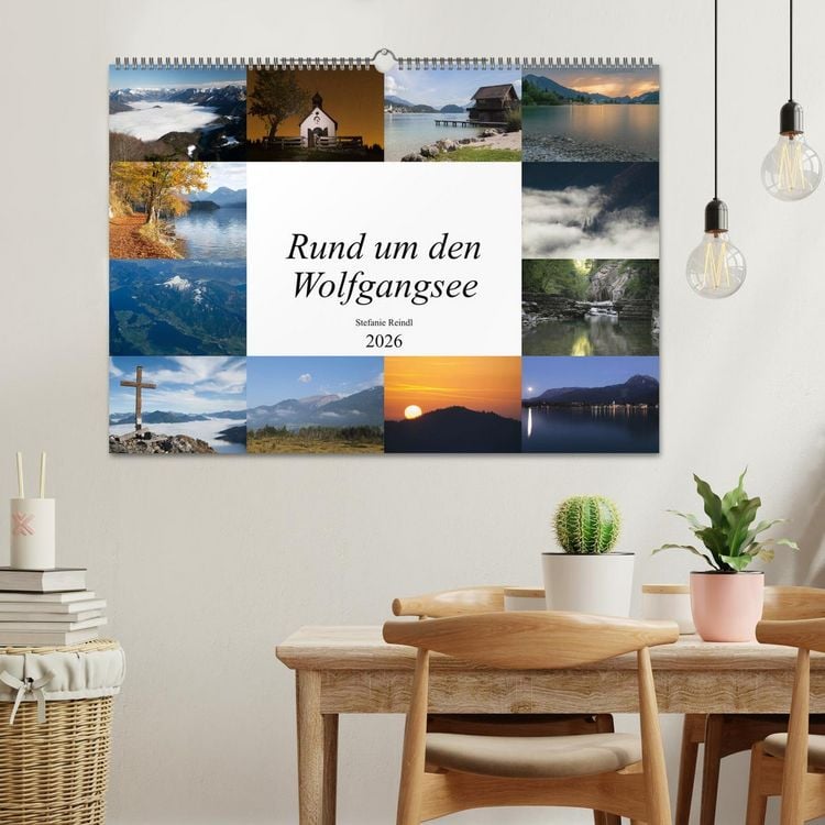 Produktbild: Rund um den Wolfgangsee (Wandkalender 2026 DIN A2 quer), CALVENDO Monatskalender