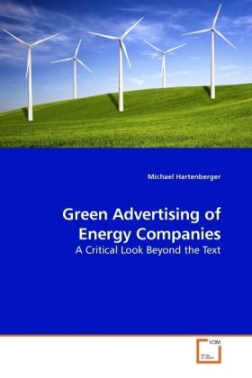 Produktbild: Hartenberger, M: Green Advertising of Energy Companies