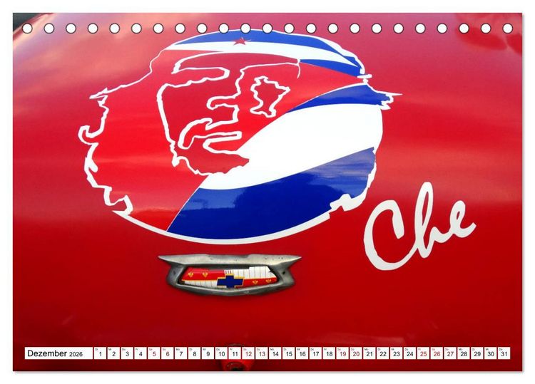 Produktbild: VIVA CHE - Mit Che Guevara auf Tour (Tischkalender 2026 DIN A5 quer), CALVENDO Monatskalender