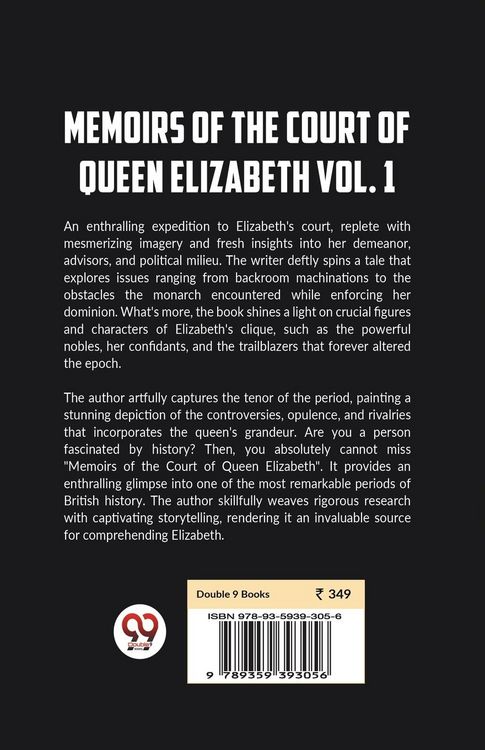 Produktbild: Memoirs Of The Court Of Queen Elizabeth Vol.1