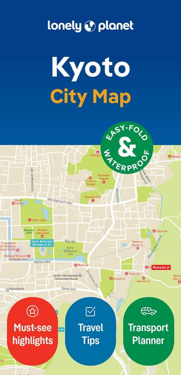 Produktbild: Lonely Planet Kyoto City Map