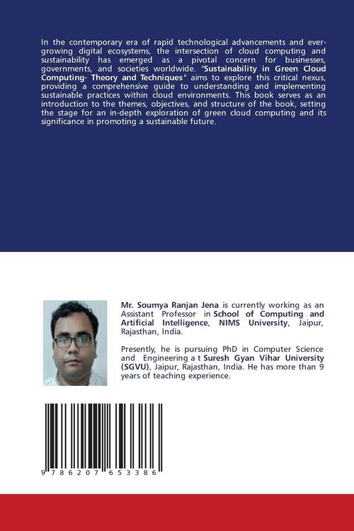 Produktbild: Sustainability in Green Cloud Computing