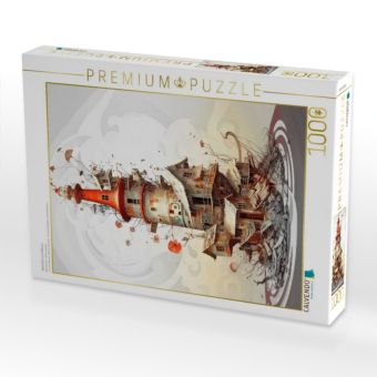 Produktbild: CALVENDO Puzzle Mystisches Leuchtfeuer | 1000 Teile Lege-Gr&ouml;&szlig;e 64x48cm Foto-Puzzle f&uuml;r gl&uuml;ckliche Stunden