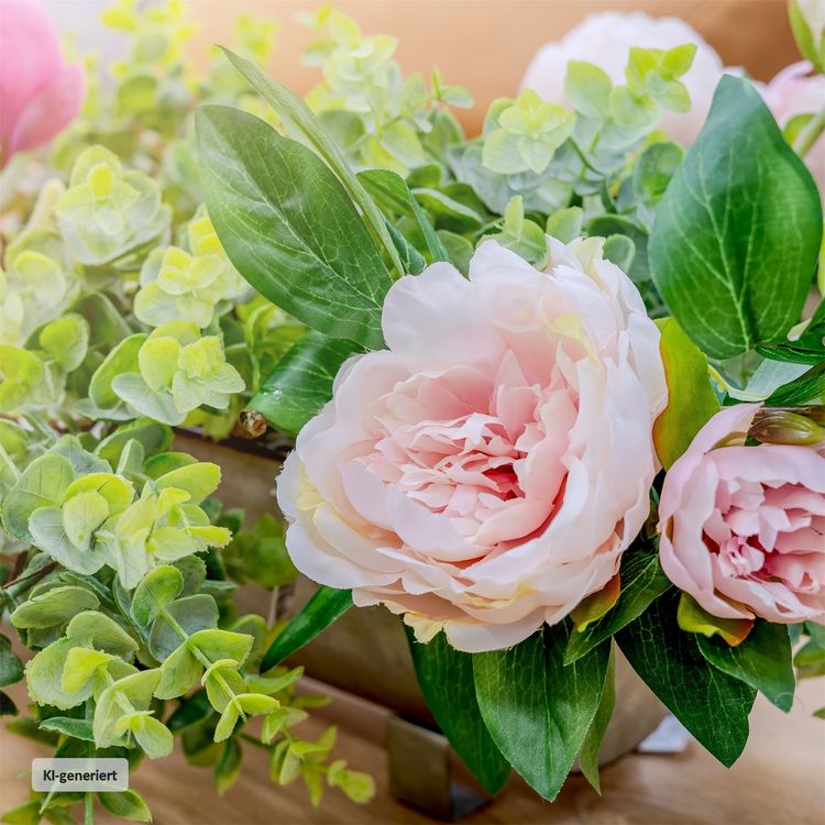 Produktbild: HTI-Living Pfingstrose 23 cm Kunstblume Flora Pfingstrose 23 cm Kunstblume Flora