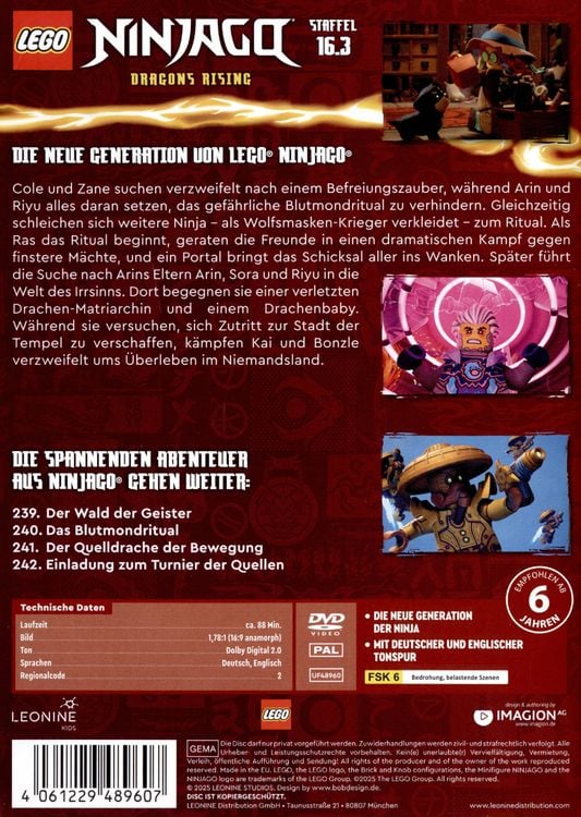 Produktbild: LEGO Ninjago - Staffel 16.3